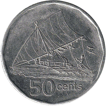 50 Центів (Cents) - 2009 - Фіджі