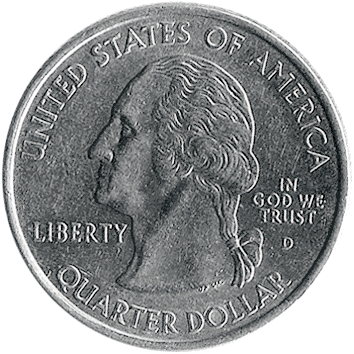 25 Центів (Cents) ("квотер" – "quarter") - 2008 - штат Аризона - США