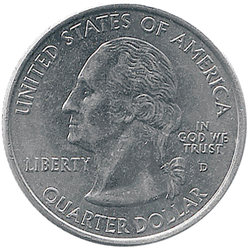 25 Центів (Cents) ("квотер" – "quarter") - 2006 - США (штат Південна Дакота)