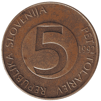 5 Толар - 1992 - Словенія