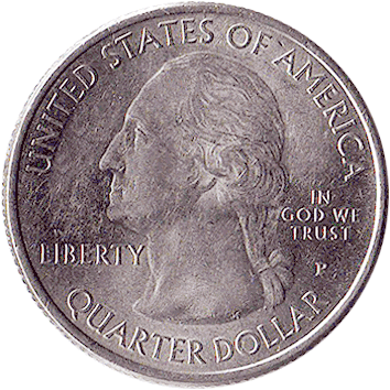25 Центів (Cents) ("квотер" – "quarter") - 2015 - США (штат Небраска, Національний монумент "Гомстед")