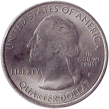 25 Центів (Cents) ("квотер" – "quarter") - 2016 - США (штат Іллінойс, Національний ліс "Шоні (Шоуні)")