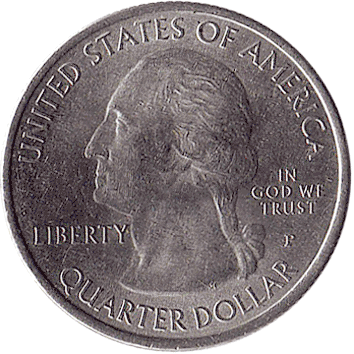 25 Центів (Cents) ("квотер" – "quarter") - 2012 - США (штат Аляска (Alaska), Національний парк "Деналі")