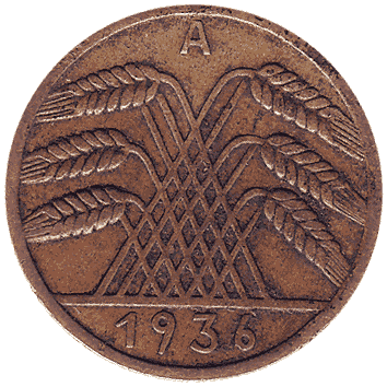 10 Пфеніг - 1936 - Німеччина