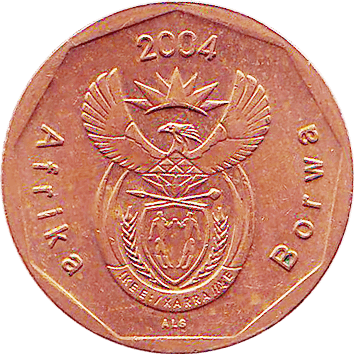 20 Центів (Cents) - 2004 - Південно-Африканська Республіка