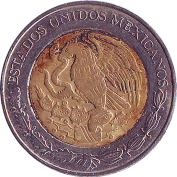 1 Peso - 1997 - Mexico 1 Песо (Peso) - 1997 - Мексика