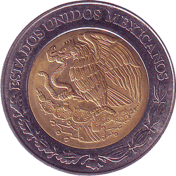 5 Pesos - 2007 - Mexico 5 Песо (Pesos) - 2007 - Мексика