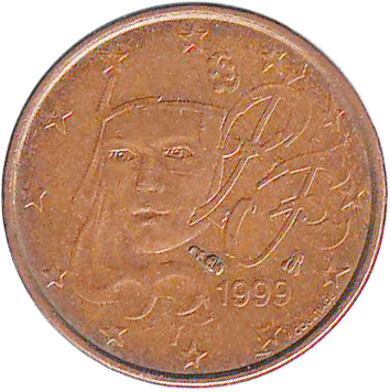 1 Євроцент (Euro Cent) - 1999 - Франція