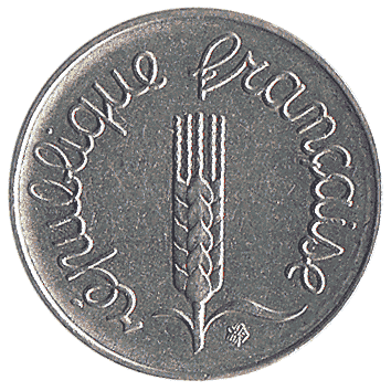 1 Сантим - 1967 - Франція