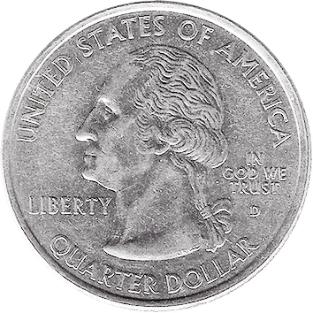 25 Центів (Cents) ("квотер" – "quarter") - 2008 - штат Нью-Мексико - США