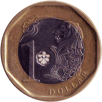 1 Долар (Dollar) - 2013 - Сінгапур