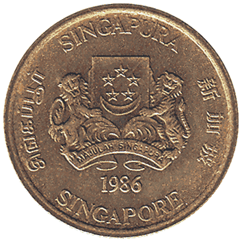 5 Цент - 1986 - Сінгапур