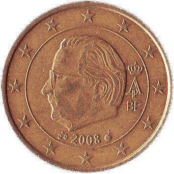 50 Євроцентів (Euro Cent) - 2008 - Бельгія