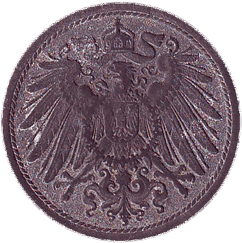 10 Пфенігів (Pfennig) - 1917 - Німеччина