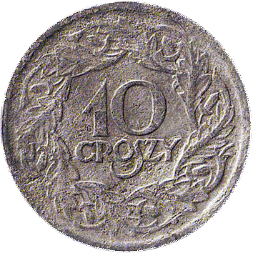 10 Грошів (Groszy) - 1923 - Польща