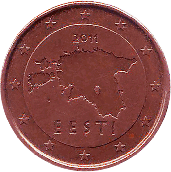 1 Євроцент (Euro Cent) - 2011 - Естонія