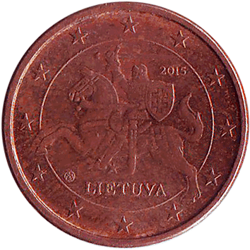 1 Євроцент (Euro Cent) - 2015 - Литва