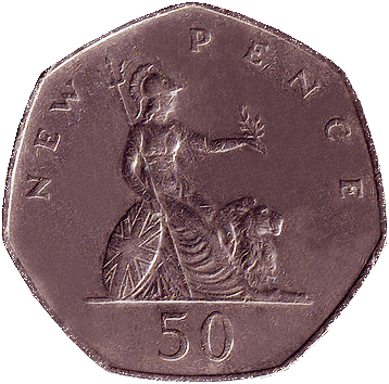 50 Пенсів (Pence) - 1979 - Велика Британія