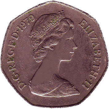 50 Пенсів (Pence) - 1979 - Велика Британія
