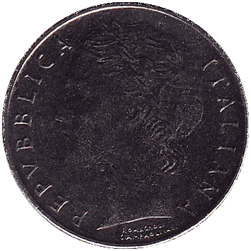 100 Лір (Lire) - 1991 - Італія