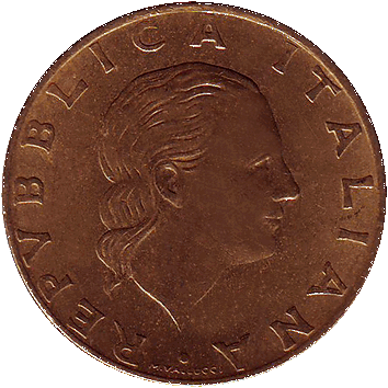 200 Лір (Lire) - 1990 - Італія - галерея "Спада"