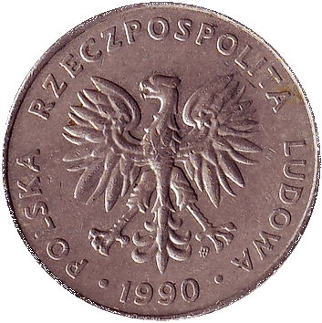 20 Злотих (Zlotych) - 1990 - Польща