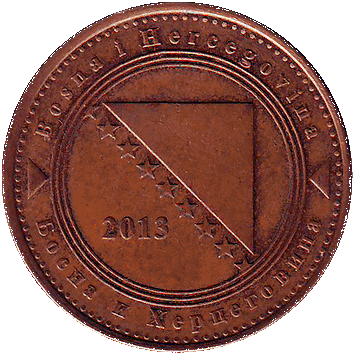 50 Feninga - 2013 - Bosnia and Herzegovina 50 Фенінгів (Feninga) - 2013 - Боснія і Герцеговина