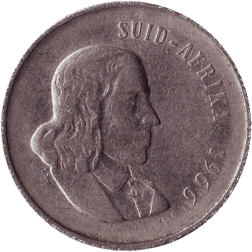 20 Центів (Cents) - 1966 - Південно-Африканська Республіка