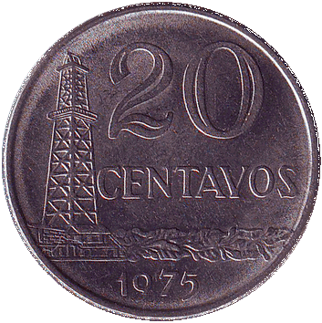 20 Сентаво (Centavos) - 1975 - Бразилія