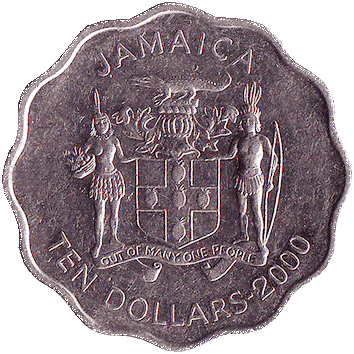 10 Доларів (Dollars) - 2010 - Ямайка - Гордон