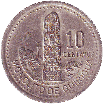 10 Сентаво (Centavos) - 1995 - Гватемала