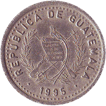 10 Сентаво (Centavos) - 1995 - Гватемала