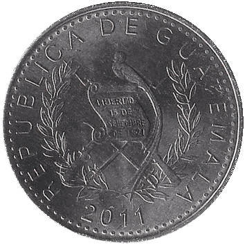 10 Сентаво (Centavos) - 2011 - Гватемала