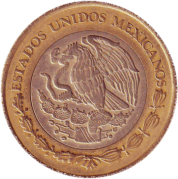 10 Pesos - 2009 - Mexico 10 Песо (Pesos) - 2009 - Мексика