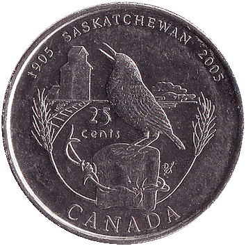 25 Центів (Cents) - 2005 - Канада - Саскачеван