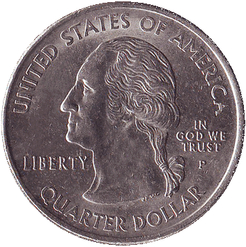 25 Центів (Cents) ("квотер" – "quarter") - 2002 - штат Луїзіана - США