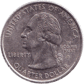 25 Центів (Cents) ("квотер" - "quarter") - 2005 (квотер: Міннесота) - США