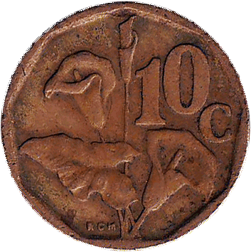 10 Центів (Cents) - 1994 - Південно-Африканська Республіка