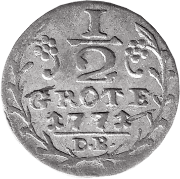 1/2 Гротена (Grote) - 1771 - Бремен