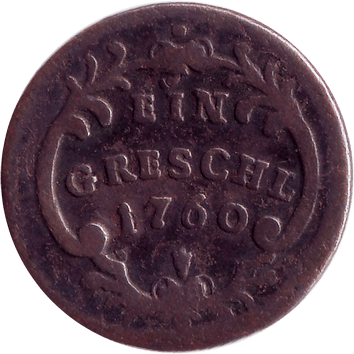 1 Грешель (Greschl) - 1760 - Чехія (Королівство Богемія)