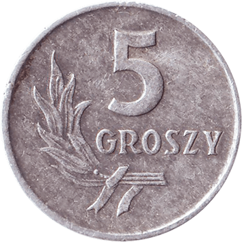 5 Грошів (Groszy) - 1965 - Польща
