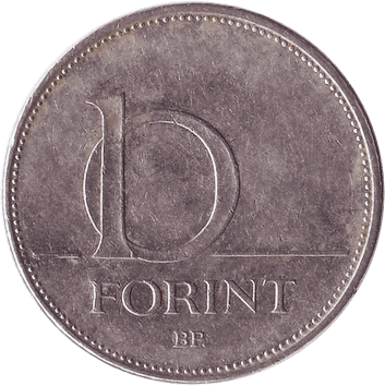10 Форинтів (Forint) - 2013 - Угорщина