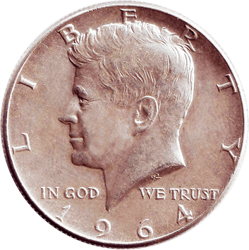 Пів долара (Half Dollar) - 1964 - Кеннеді