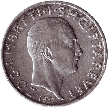 1 Франг - 1937 - Албанія