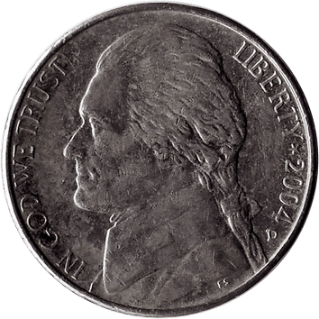 5 Центів (Cents) ("нікель" - "nickel") - 2004 - США - LEWIS & CLARK