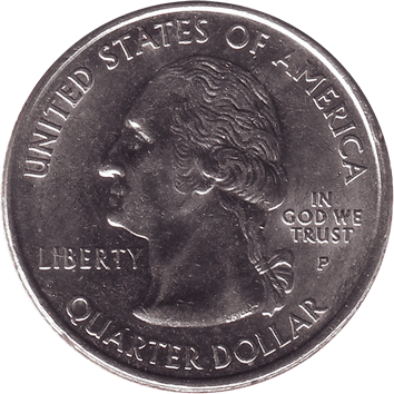 25 Центів (Cents) ("квотер" - "quarter") - 2003 (квотер: Алабама) - США