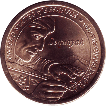 1 Долар - 2017 - США - SEQUOYAH - Долар Сакагавеї