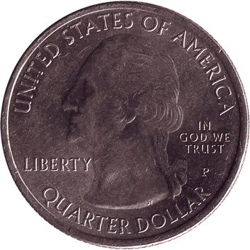 25 Центів (Cents) ("квотер" – "quarter") - 2013 - США (штат Невада, Національний парк "Грейт-Бейсін")