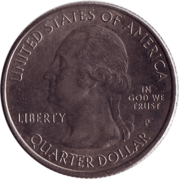 25 Центів (Cents) ("квотер" – "quarter") - 2017 - США (штат Айова, Національна пам'ятка "Еффіджі-Маундз")