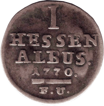 1 Альбус - 1770 - Гессен-Кассель (Німеччина)